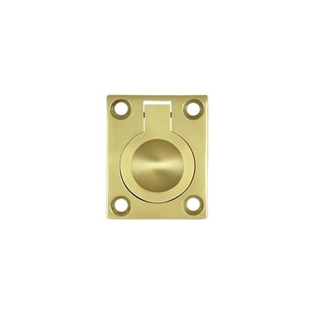 A large image of the Deltana FRP175 Polished Brass