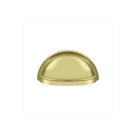 A large image of the Deltana K43 Polished Brass