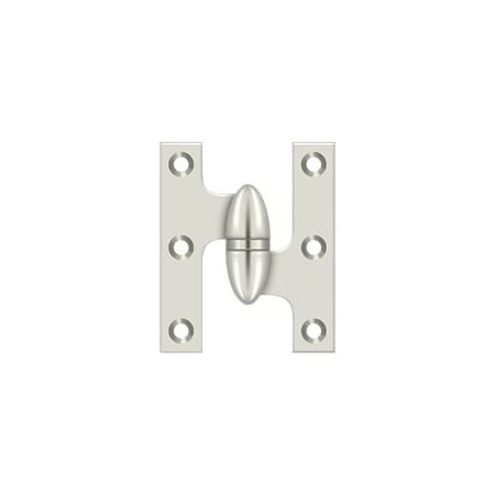 A large image of the Deltana OK2520-R-30PACK Polished Nickel