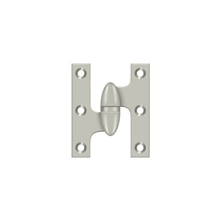 A large image of the Deltana OK2520-L Satin Nickel