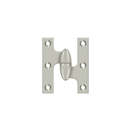 A large image of the Deltana OK2520-R-30PACK Satin Nickel