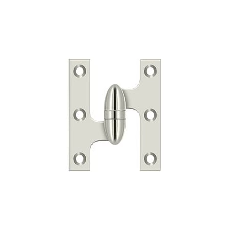 A large image of the Deltana OK3025B-L Polished Nickel