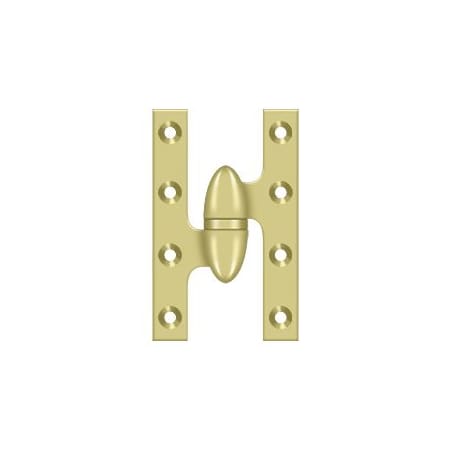 A large image of the Deltana OK5032B-L-30PACK Polished Brass