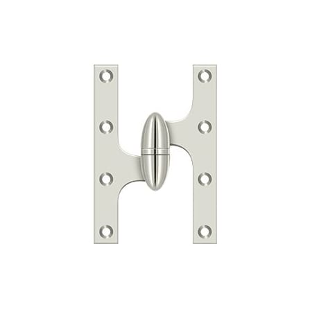 A large image of the Deltana OK6040B-L Polished Nickel
