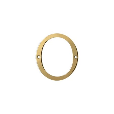A large image of the Deltana RN4-0 Lifetime Polished Brass