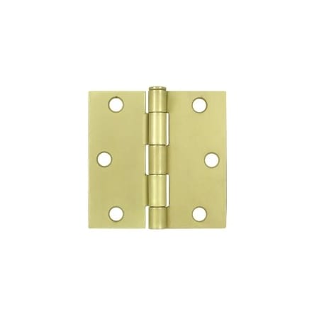 A large image of the Deltana S33-R Brushed Brass