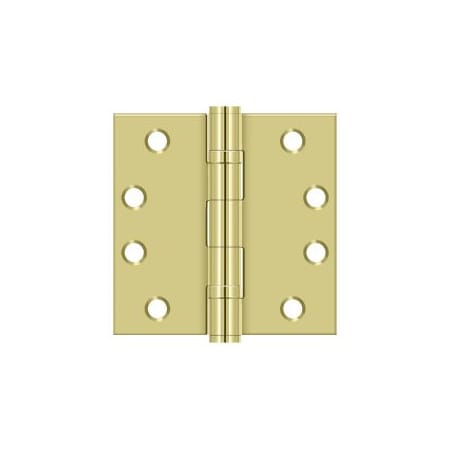 A large image of the Deltana S44HDBB Polished Brass
