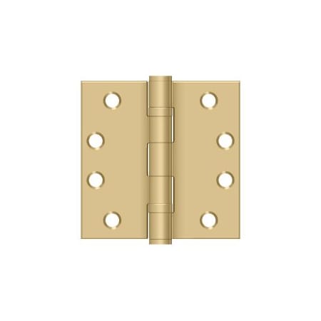 A large image of the Deltana S44HDBB Satin Brass