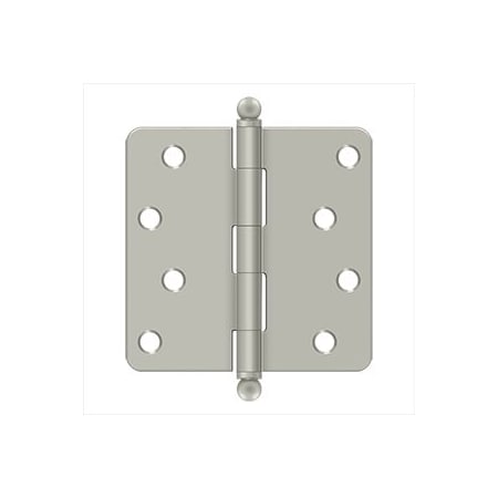 A large image of the Deltana S44R4-BT Satin Nickel