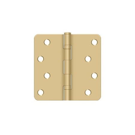 A large image of the Deltana S44R4BB Brushed Brass