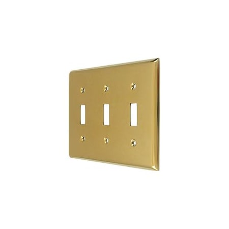 A large image of the Deltana SWP4763 Lifetime Polished Brass