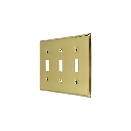 A large image of the Deltana SWP4763 Polished Brass