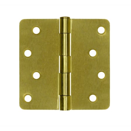 A large image of the Deltana S44R4 Brushed Brass