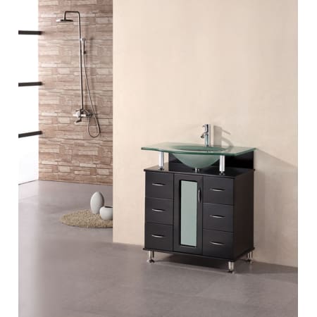 Design Element DEC015A Espresso Huntington 30" Free ...