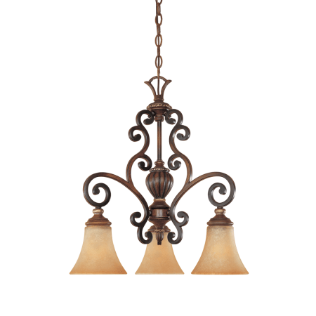 A large image of the Designers Fountain 81583 Burnished Walnut with Gold