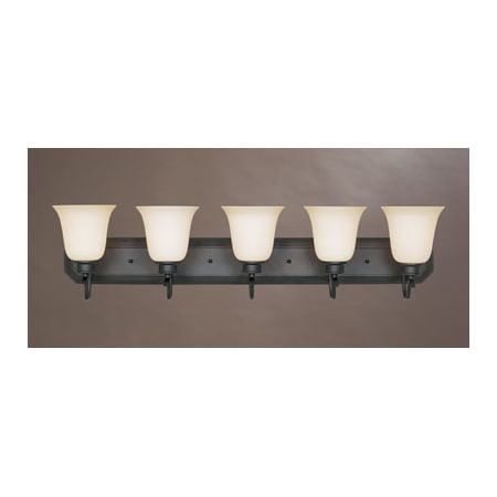 Designers Fountain 96905 Orb Oil Rubbed, 5 Light Vanity Fixture Oil Rubbed Bronze