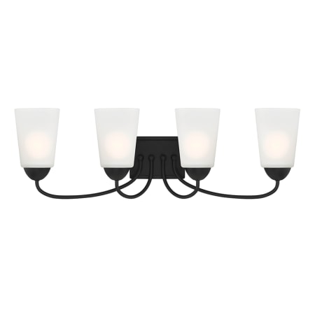 A large image of the Designers Fountain D267M-4B Matte Black