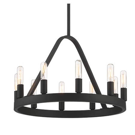 A large image of the Designers Fountain D254C-10CH Black