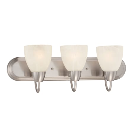 A large image of the Designers Fountain 15005-3B Brushed Nickel