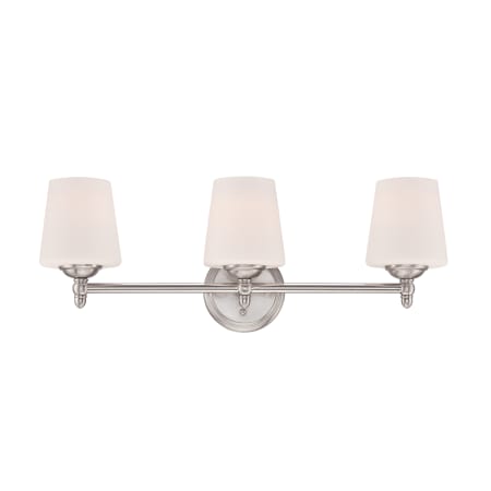 A large image of the Designers Fountain 15006-3B Brushed Nickel