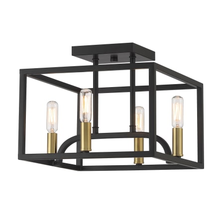 A large image of the Designers Fountain 88411 Matte Black