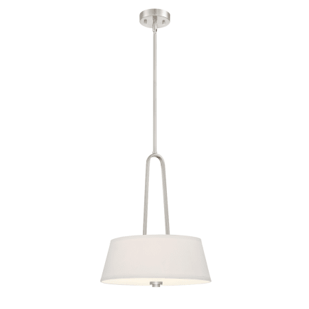 A large image of the Designers Fountain 88531 Satin Platinum
