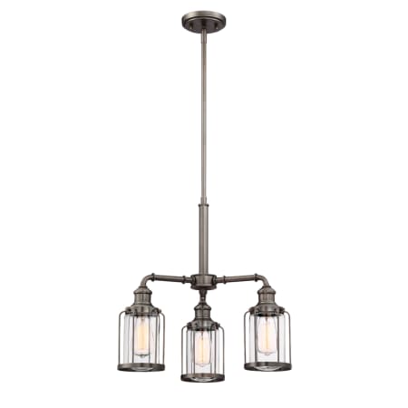 A large image of the Designers Fountain 91383 Satin Copper Bronze