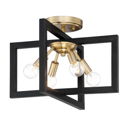 A large image of the Designers Fountain 92811 Aged Warm Brass