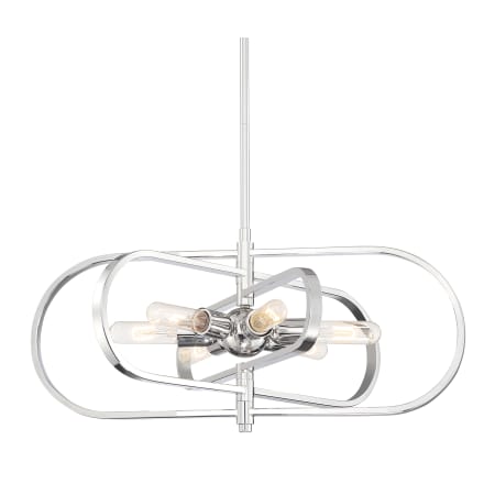 A large image of the Designers Fountain 93186 Polished Nickel