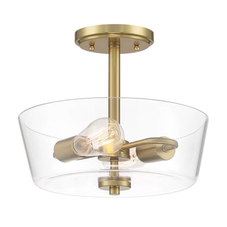 A large image of the Designers Fountain 95711 Brushed Gold