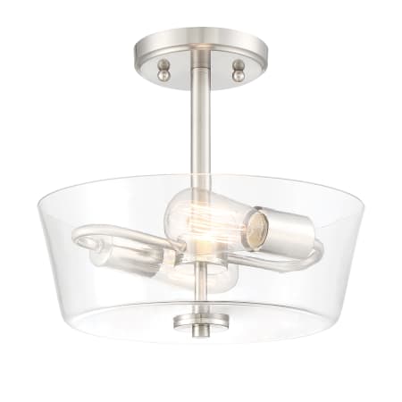 A large image of the Designers Fountain 95711 Satin Platinum