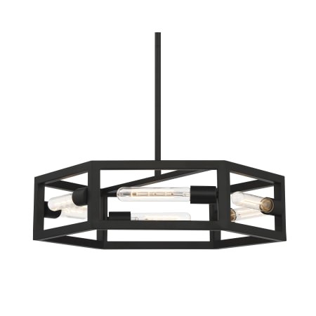 A large image of the Designers Fountain D224M-6CH Matte Black