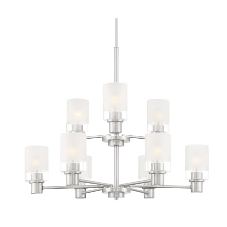 A large image of the Designers Fountain D236M-9CH Brushed Nickel