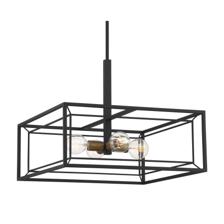 A large image of the Designers Fountain D237M-22P Matte Black