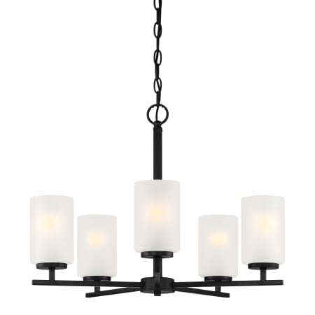 A large image of the Designers Fountain D239M-5CH Matte Black