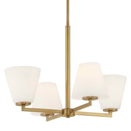 A large image of the Designers Fountain D255M-4CH Brushed Gold