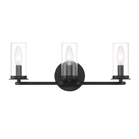 A large image of the Designers Fountain D268C-3B Matte Black