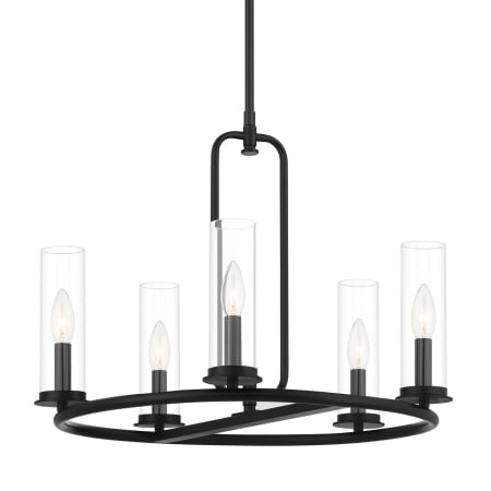 A large image of the Designers Fountain D268C-5CH Matte Black
