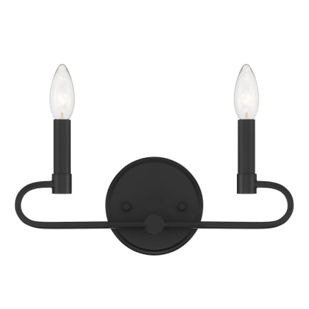A large image of the Designers Fountain D269C-2B Matte Black