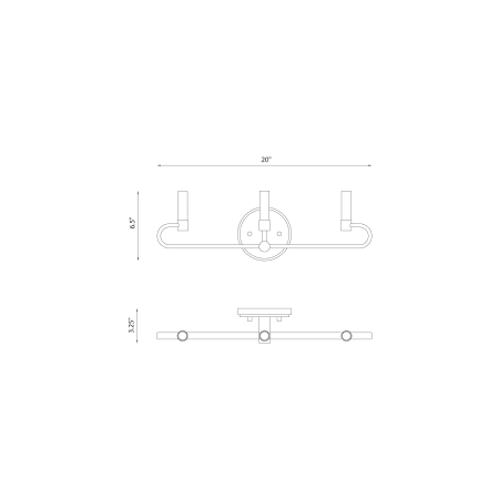 A large image of the Designers Fountain D269C-3B Alternate Image