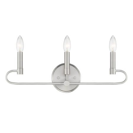 A large image of the Designers Fountain D269C-3B Brushed Nickel