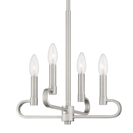 A large image of the Designers Fountain D269C-4CH Brushed Nickel