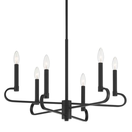 A large image of the Designers Fountain D269C-6CH Matte Black