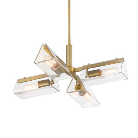 A large image of the Designers Fountain D279M-4CH Brushed Gold