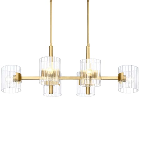 A large image of the Designers Fountain D284C-IS Brushed Gold