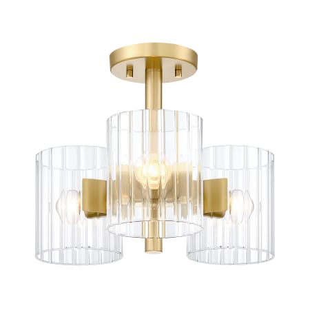 A large image of the Designers Fountain D284C-SF Brushed Gold