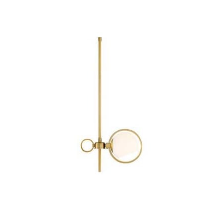 A large image of the Designers Fountain D296C-11P Brushed Gold