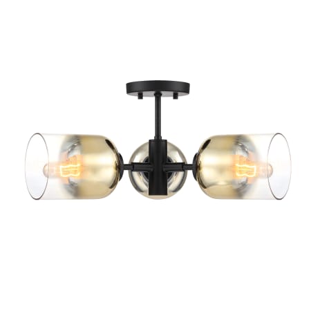 A large image of the Designers Fountain D306M-3SF Matte Black