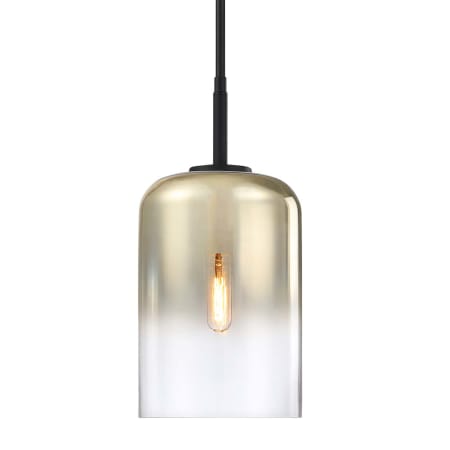 A large image of the Designers Fountain D306M-8P Matte Black