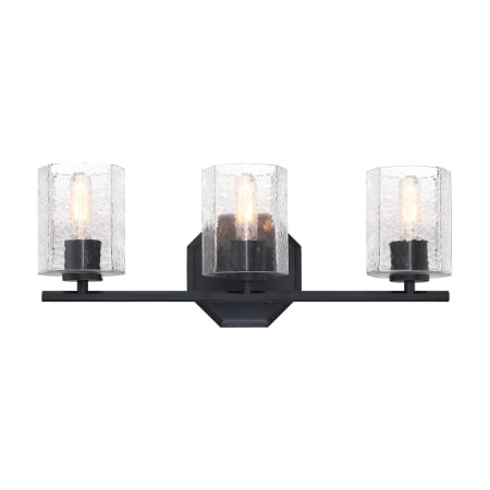 A large image of the Designers Fountain D309M-3B Matte Black